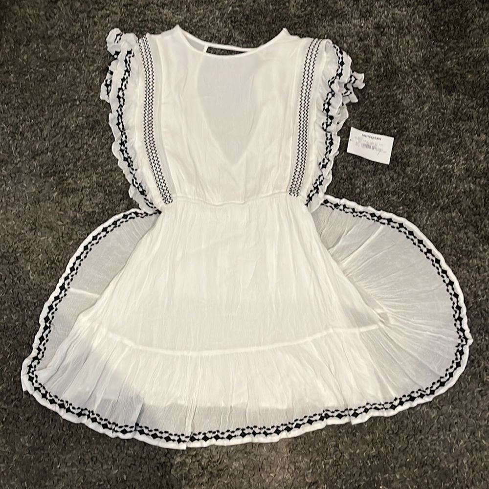 Free people Black & White Weekend Brunch Casual Dress